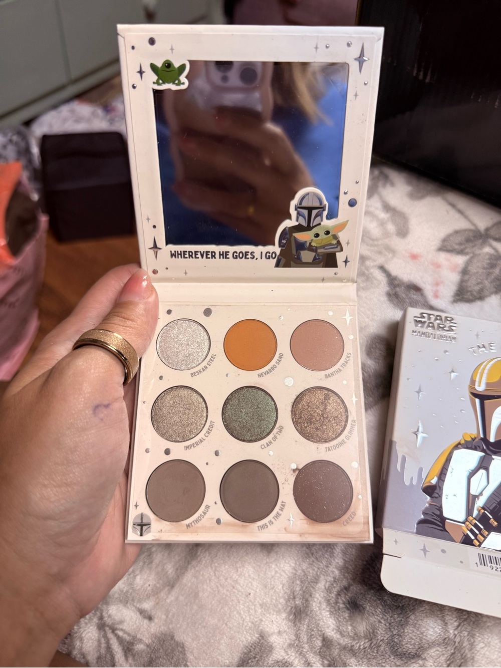 ColourPop Eyeshadow Palette — Green, Orange & Neutral Shimmers